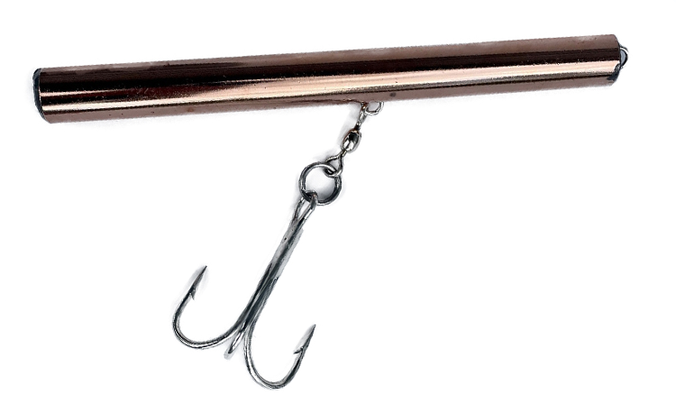 Lingcod fishing copper pipe jig