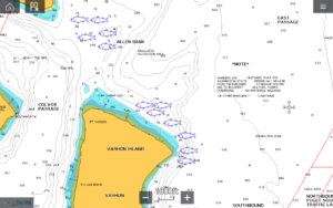 Dolphin Point Salmon Fishing Map