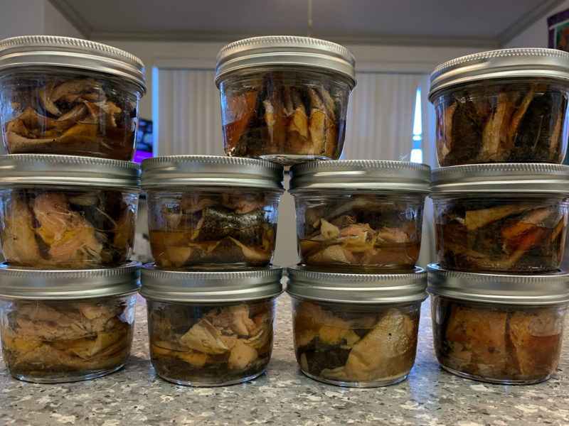 How We Smoke and Can Rainbow Trout Riptidefish