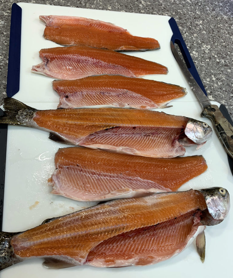 How We Smoke and Can Rainbow Trout