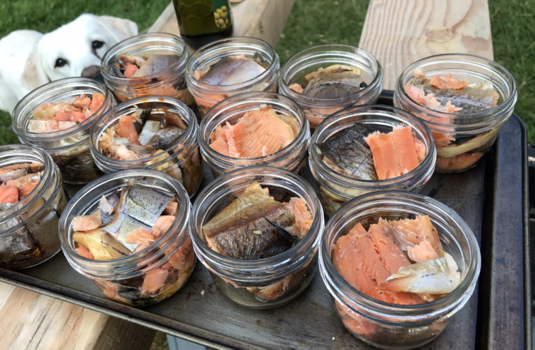 How We Smoke and Can Rainbow Trout