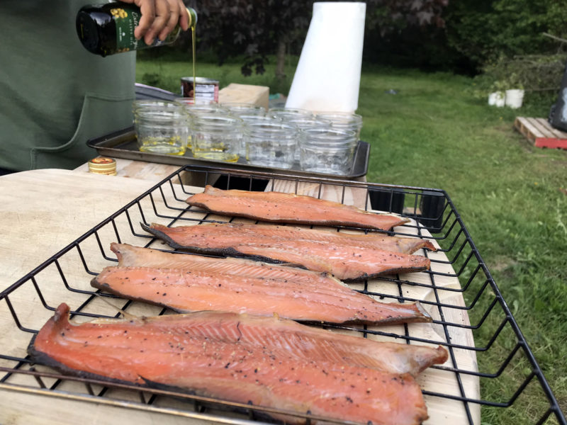 Canning Smoked Trout