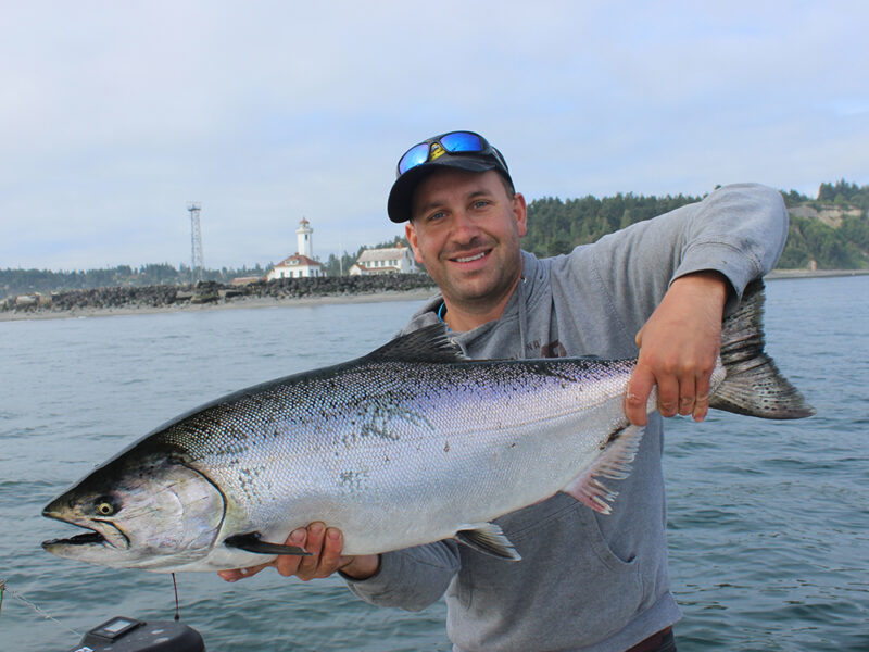 point wilson chinook salmon fishing
