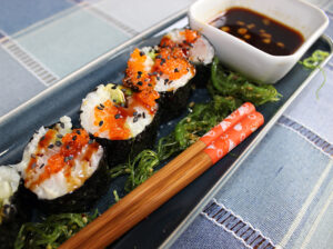 Albacore Tuna Sushi Roll